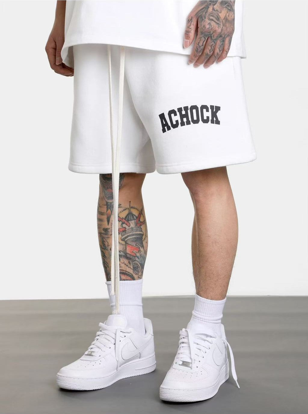 ACHOCK Logo Print Shorts