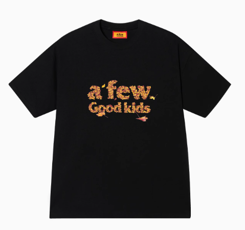 AFGK Maple Leaf Falling Print T-shirt