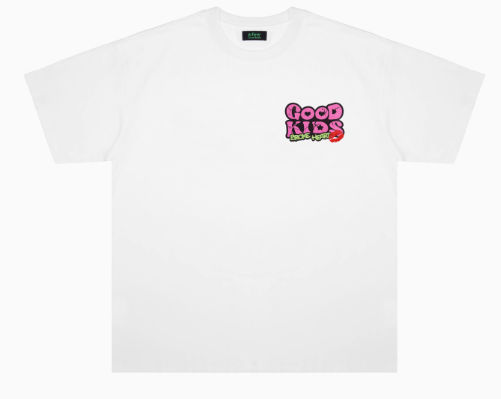 AFGK Letter Embroidered Short-sleeve T-shirt