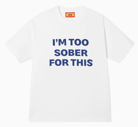 AFGK Slogan Ring LOGO Short-sleeved T-shirt