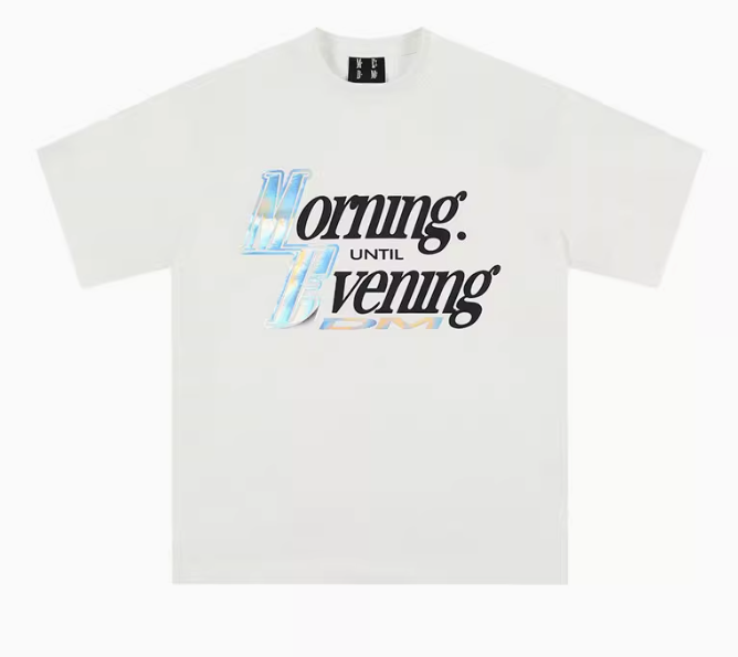 MEDM Laser Sticker Short-sleeved T-shirt
