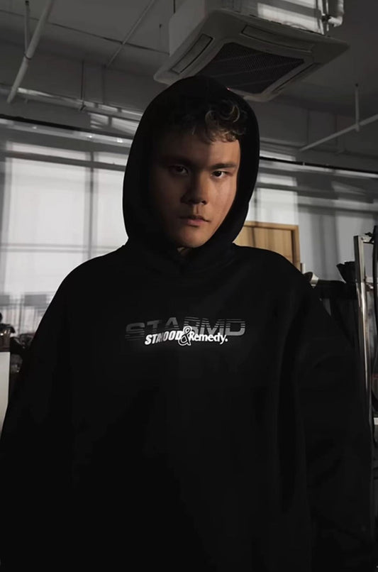 REMEDYxSTA Logo Print Hoodie