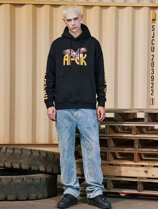 AFGK Eagle Printed Hoodie