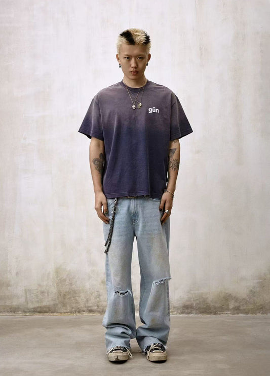 REMEDY Vintage High Street Washed Short-sleeved T-shirt