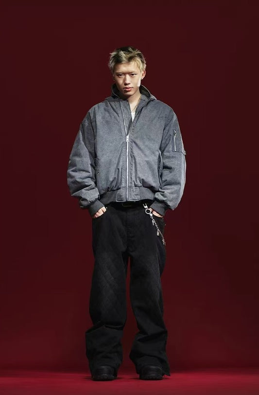 REMEDY Reversible Mountain Sculpture MA1 Jacket