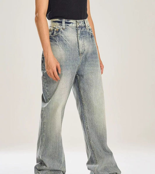 BIPOLAR Mild Light Color Washed Cleanfit Denim Jeans