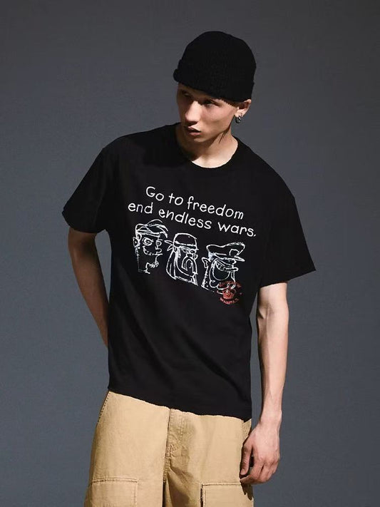 REMEDY Anti-war Short-sleeved T-shirt