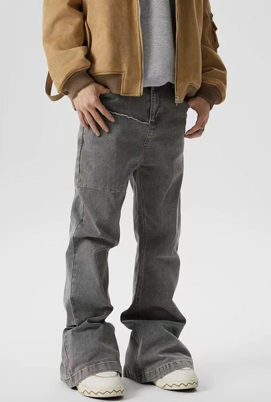 ACHOCK Smoke Gray Bootcut Jeans