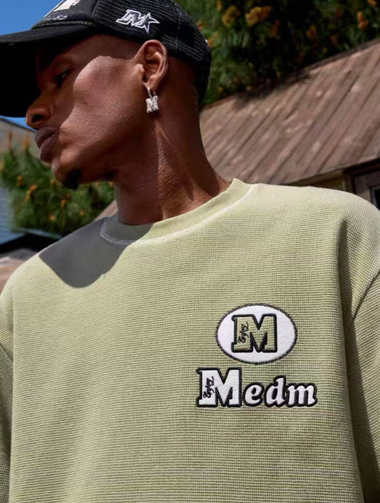 MEDM Waffle Logo Letter T-shirt