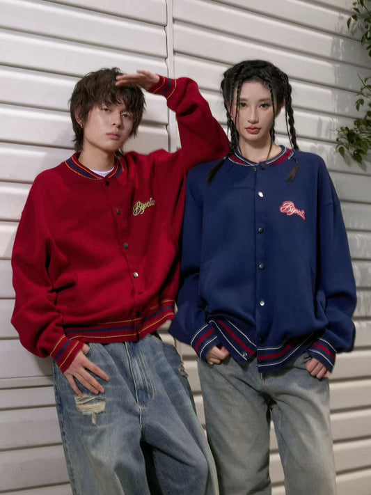 BIPOLAR Mera Outfit Baseball Jersey Sweater