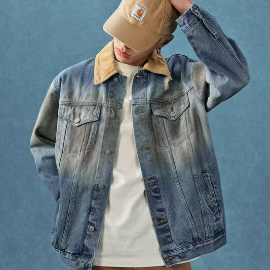 MEDM Retro Dyed denim Jacket
