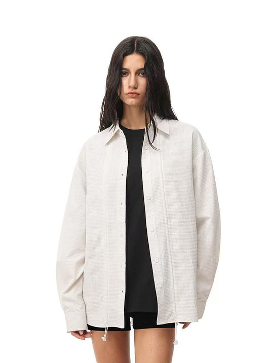 FDR Adjustable Shirring Long-sleeve Shirt