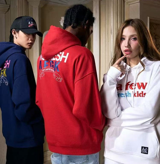 AFGKxMJFRESH Basic Embroidered Hoodie