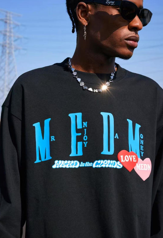 MEDMx88rising Co-branded Printed Long-sleeved T-shirt