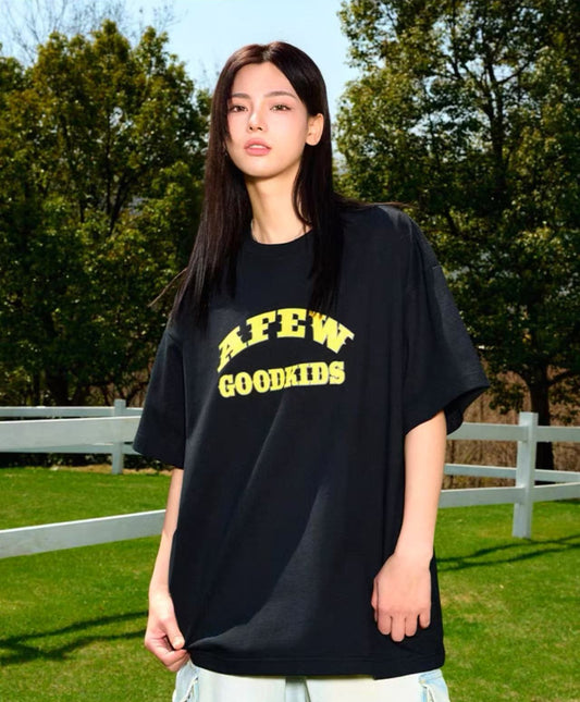 AFGK Flocked Short-sleeve T-shirt