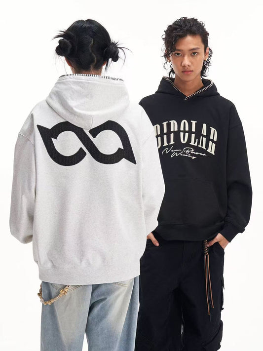 BIPOLAR Chain Embroidered Hoodie