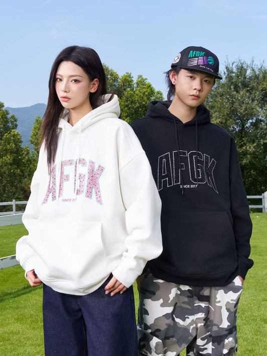 AFGK Raindrop Hot Diamond Logo Hoodie