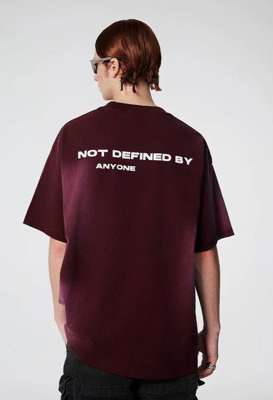 ACHOCK Round Neck Not Defined by Anyone Printed Tee