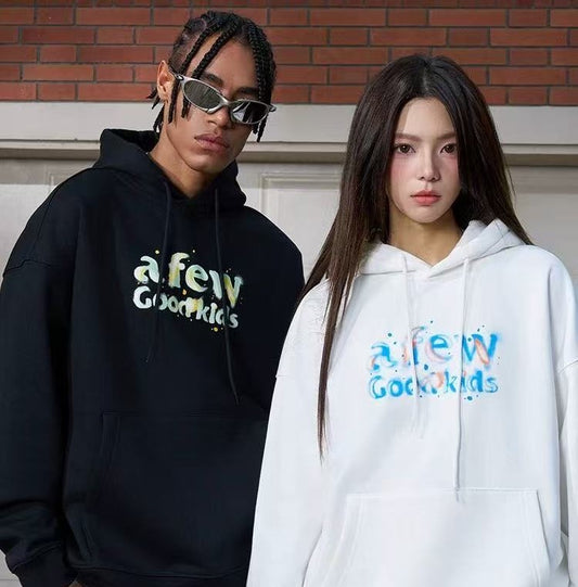 AFGK Hand-painted Smudged Starlight Hoodie