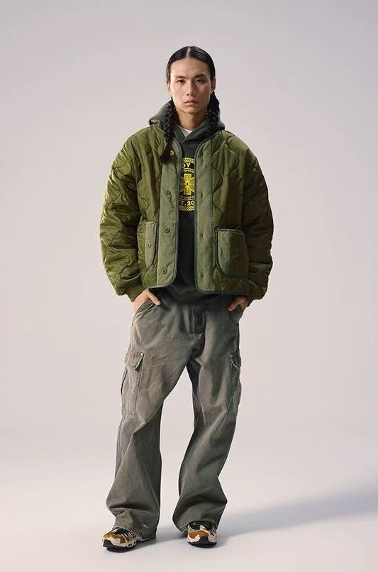 REMEDY Embroidered Cotton Padded Jacket