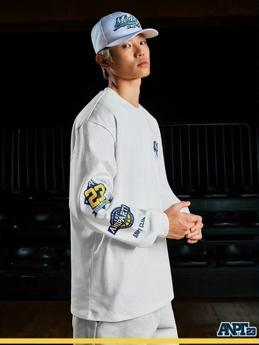 MEDMxANPT Toothbrush Embroidered Long-sleeve T-Shirt