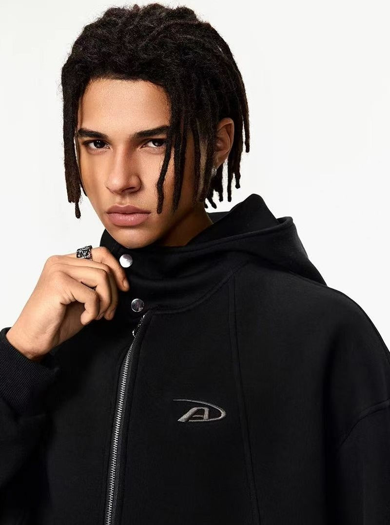 ACHOCK Logo Print Air Layer Hooded Jacket