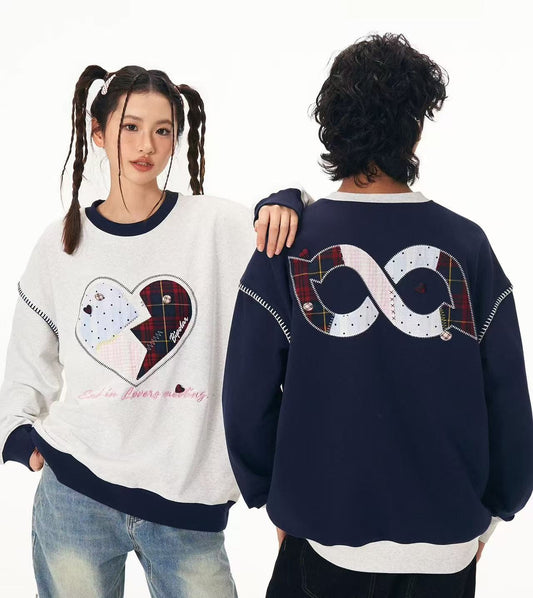 BIPOLAR Love Patch Crew Neck Sweatshirt