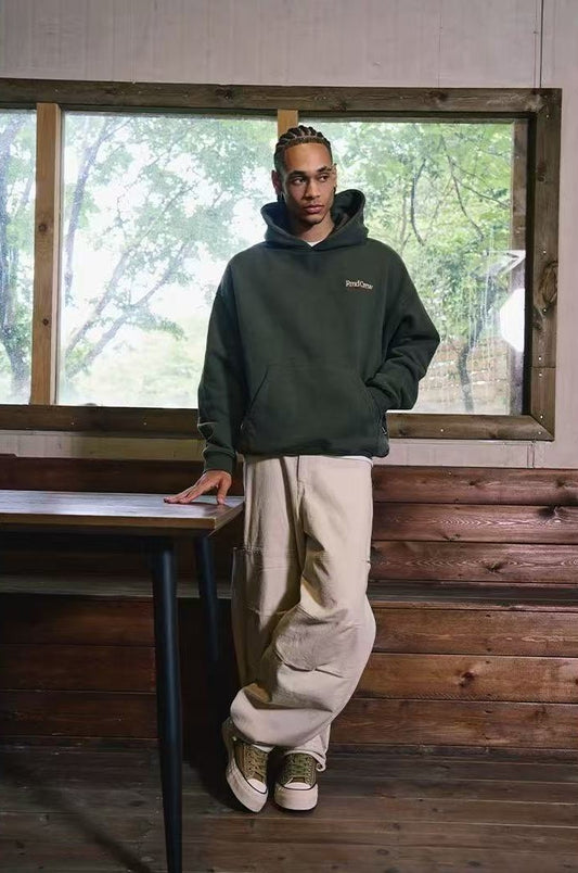 REMEDY Logo Embroidered Fleece Hoodie