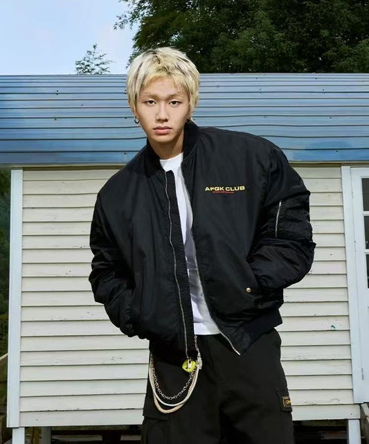 AFGK Supercar Tachometer MA1 Bomber Jacket