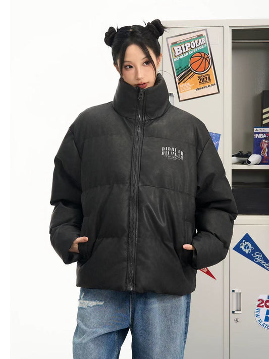 BIPOLAR Distressed Textured Cotton Coat