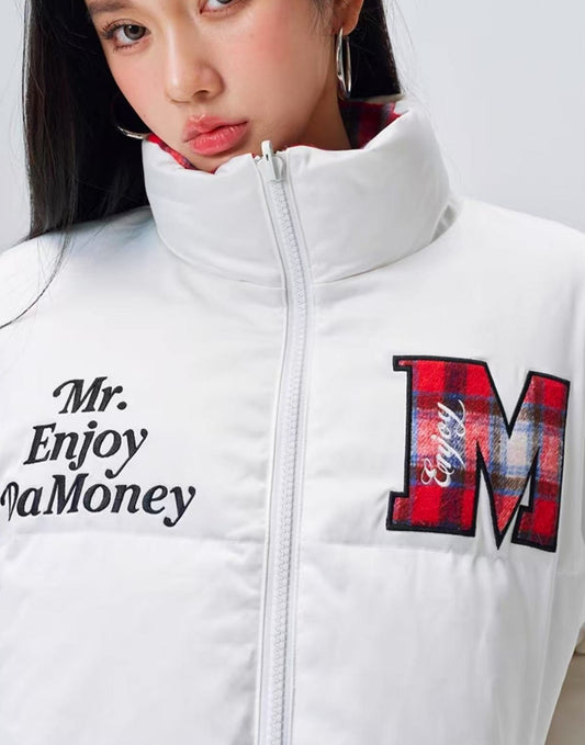 MEDM Plaid Double Sided Down Jacket