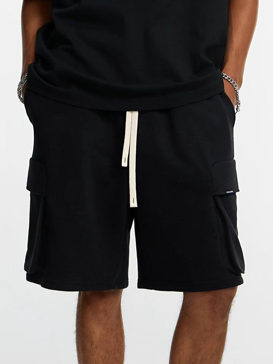 STK Pocket Embroidered Knit Shorts
