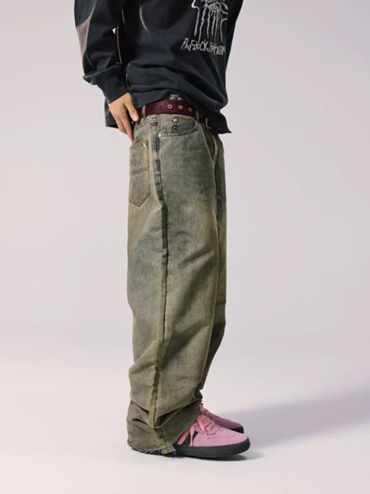 REMEDY Washed Baggy Jeans