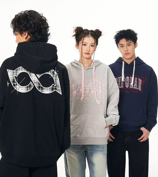 BIPOLAR Plaid Star Hoodie