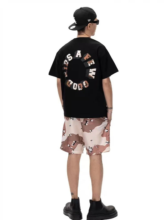 AFGK Hip-hop Trendy Camouflage Shorts