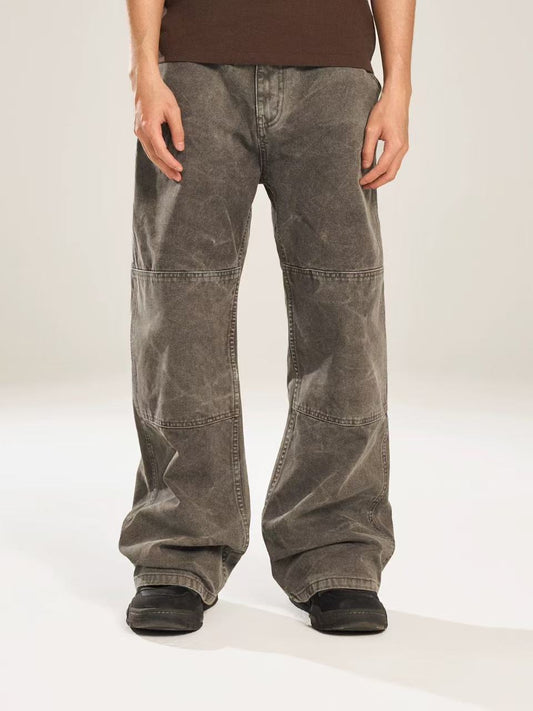 BIPOLAR Water Ripple Overalls Trousers