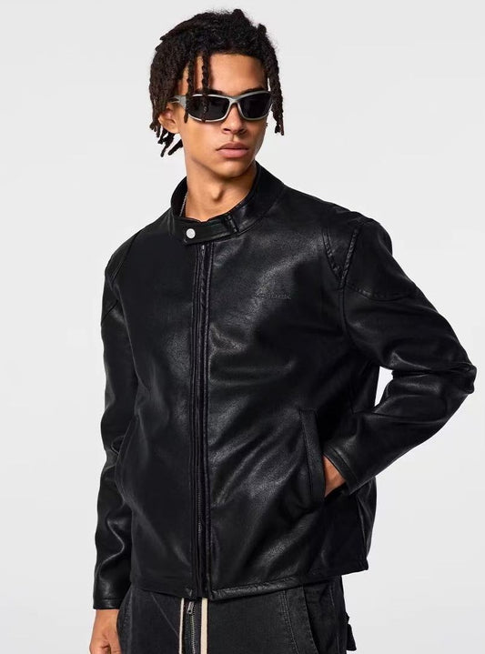 ACHOCK Retro Tailoring Heavy Motorcycle Jacket