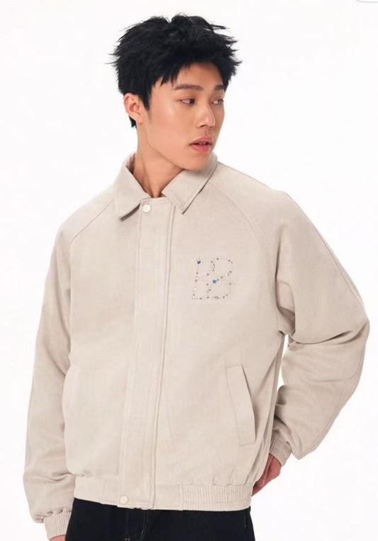 BIPOLAR Hot Diamond Suede Vintage Down Jacket