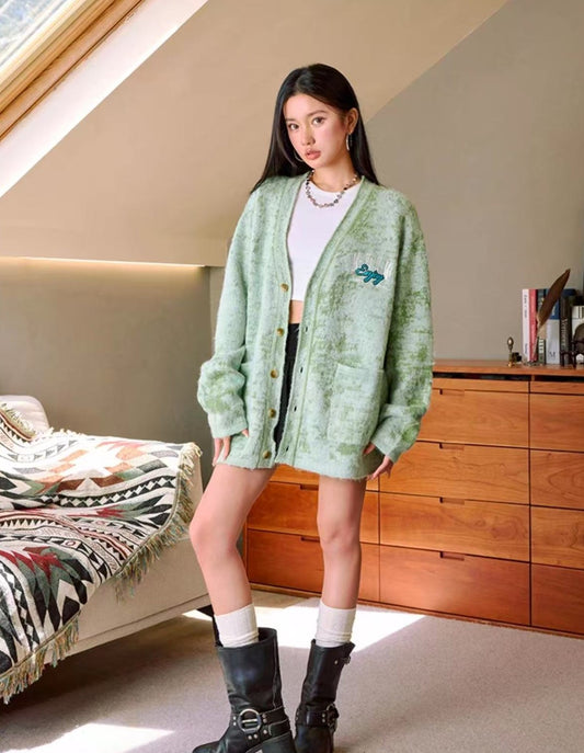 MEDM Mint Mambo Ombre Sweater