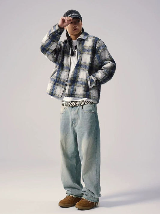 REMEDY Pine Check Lapel Jacket