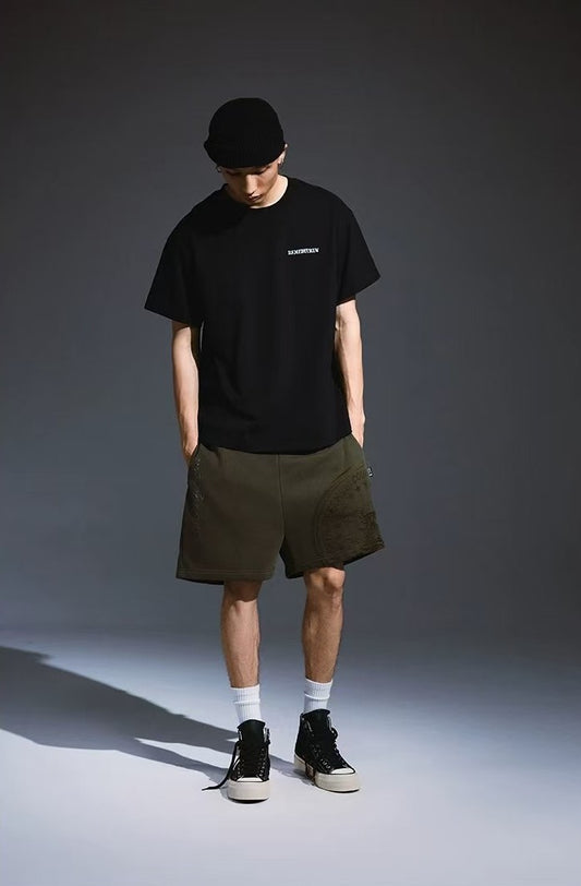 REMEDY Stamp Print Casual Pants