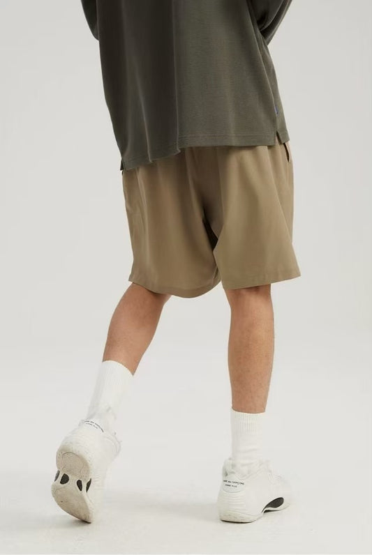 WASSUP Checkered Running Shorts