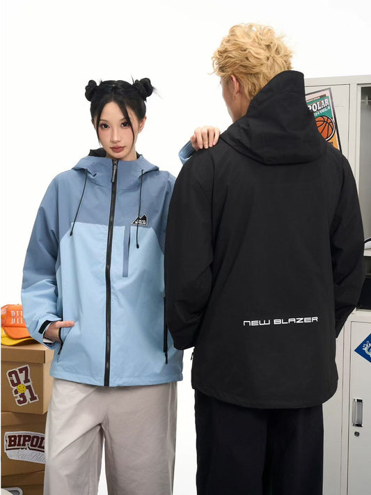 BIPOLAR Outdoor Casual Contrast Color Jacket