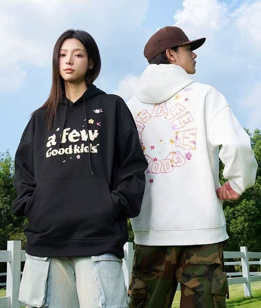AFGK Butterfly Embroidered Hoodie