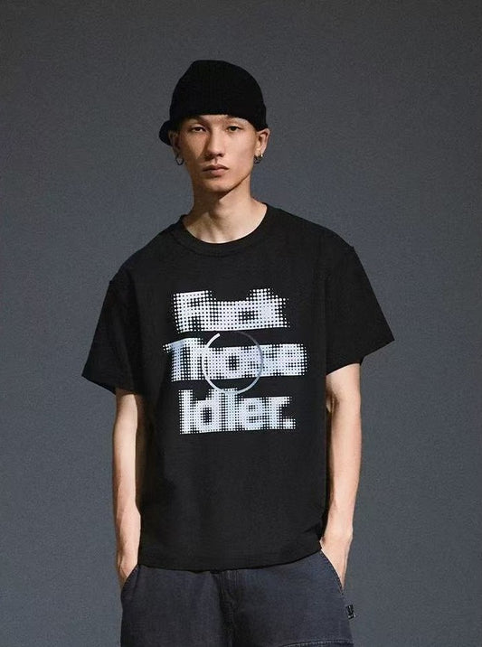 REMEDY Message Print Shor-sleeve T-shirt