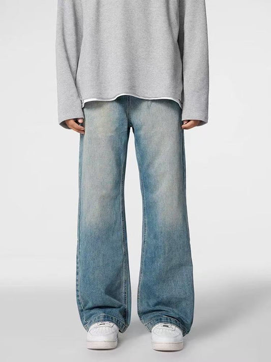 ACHOCK Creative Petal Embroidered Jeans