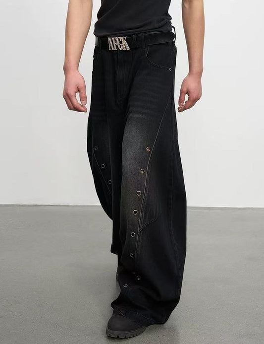 AFGK Air-eye Scimitar Washed Distressed Jeans