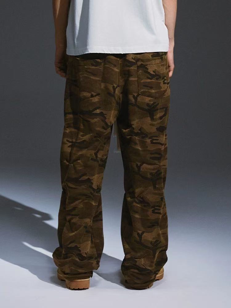 REMEDY Loose Straight Pleated Casual Pants