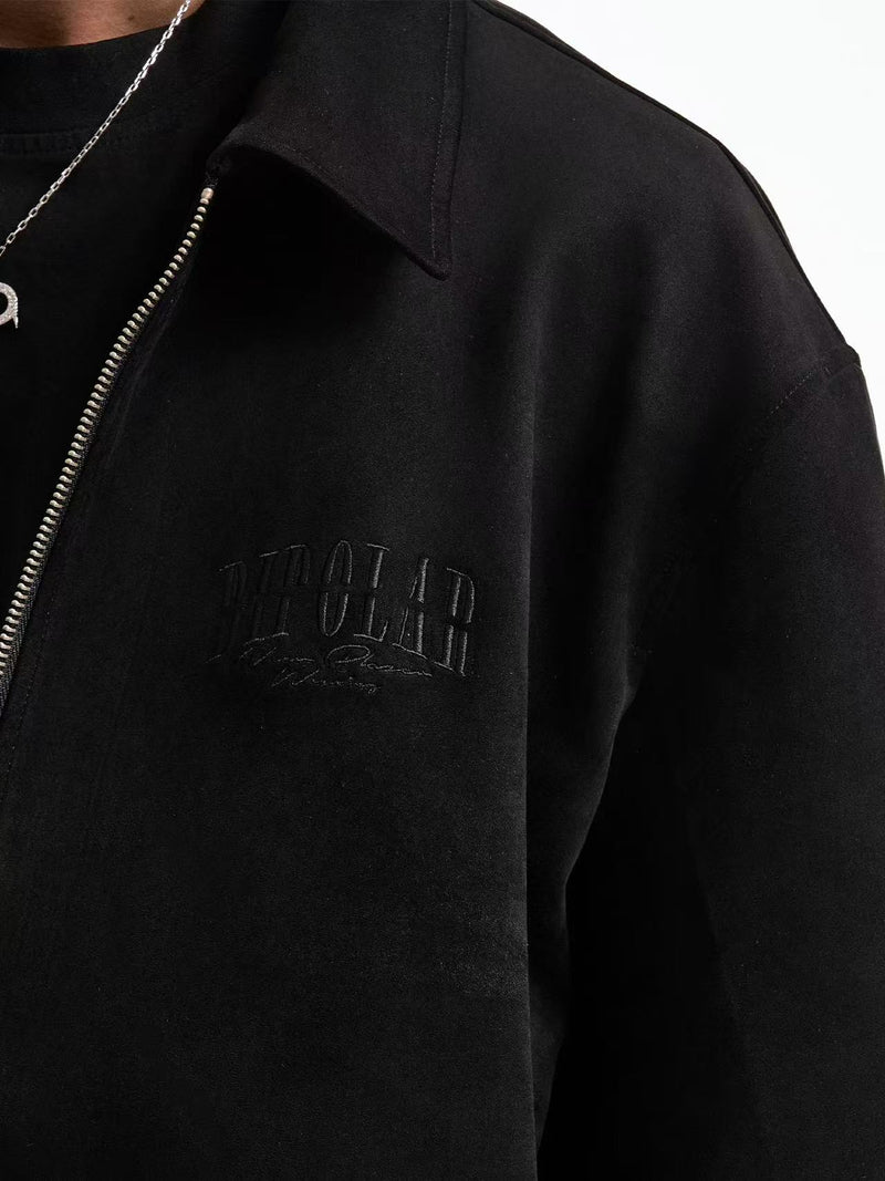 BIPOLAR Hyphenate Suede Multi-pocket Jacket