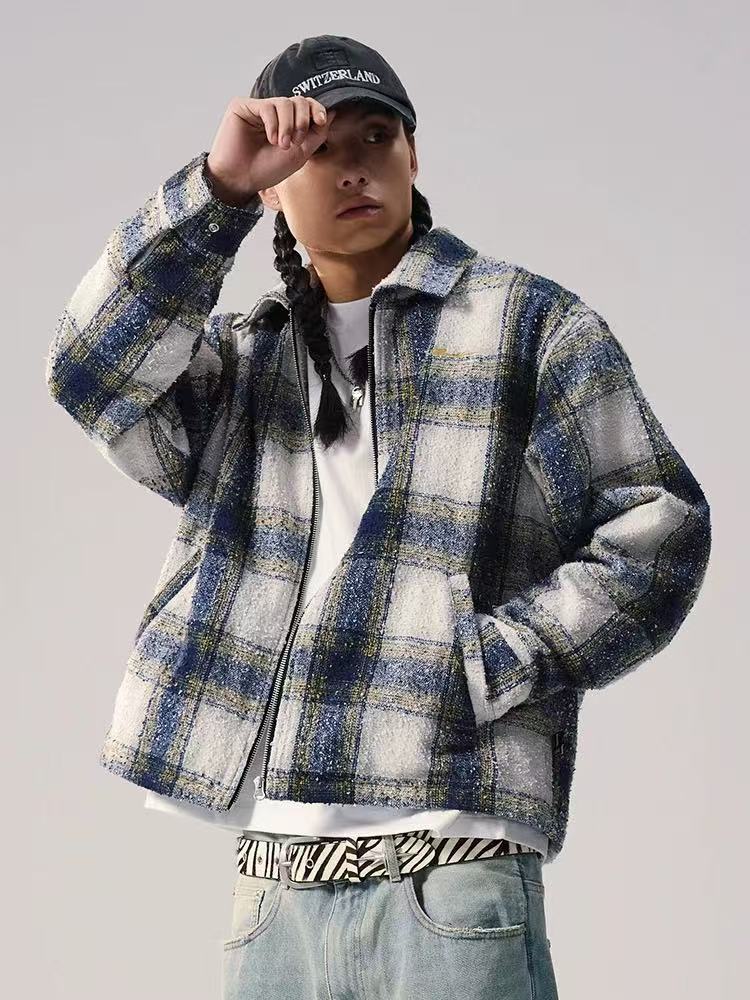 REMEDY Pine Check Lapel Jacket
